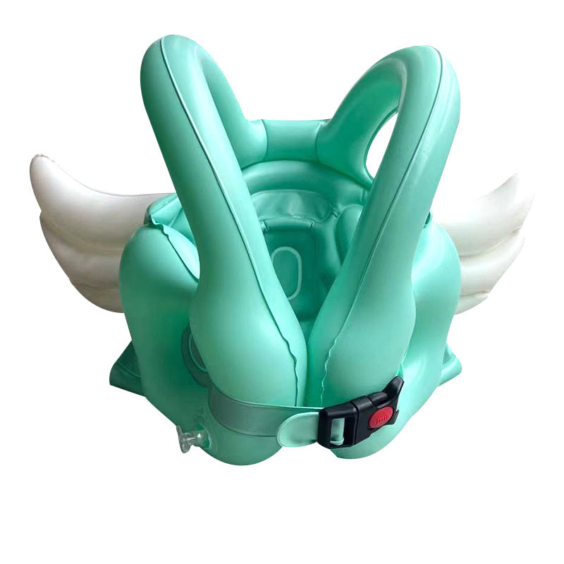 Nice Store - Kids Life Jacket; Kids Swim Vest with Angel Wings Toddler Portable Inflatable Swan Swimming Ring with Adjustable Safety Buckle