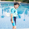 Nice Store - Kids Life Jacket; Kids Swim Vest with Angel Wings Toddler Portable Inflatable Swan Swimming Ring with Adjustable Safety Buckle