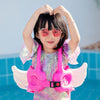 Nice Store - Kids Life Jacket; Kids Swim Vest with Angel Wings Toddler Portable Inflatable Swan Swimming Ring with Adjustable Safety Buckle