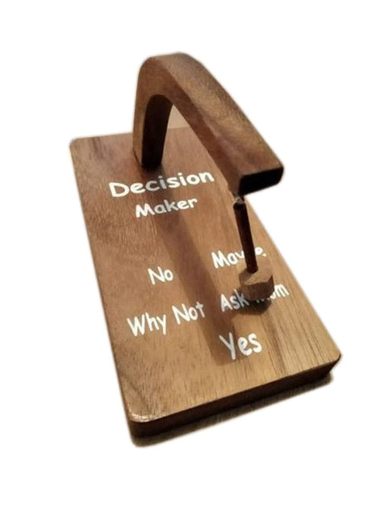 Sensuality Emporium - Decision Maker Magnetic Pendulum Decision Game Ornament Wooden Crafts Toy Gift Home Decorating Desktop Accessories Creative Toys