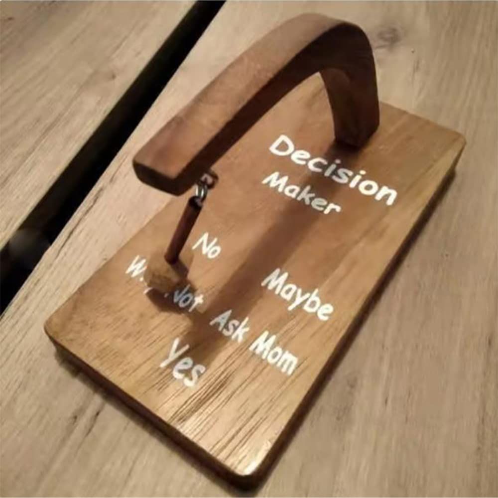 Sensuality Emporium - Decision Maker Magnetic Pendulum Decision Game Ornament Wooden Crafts Toy Gift Home Decorating Desktop Accessories Creative Toys