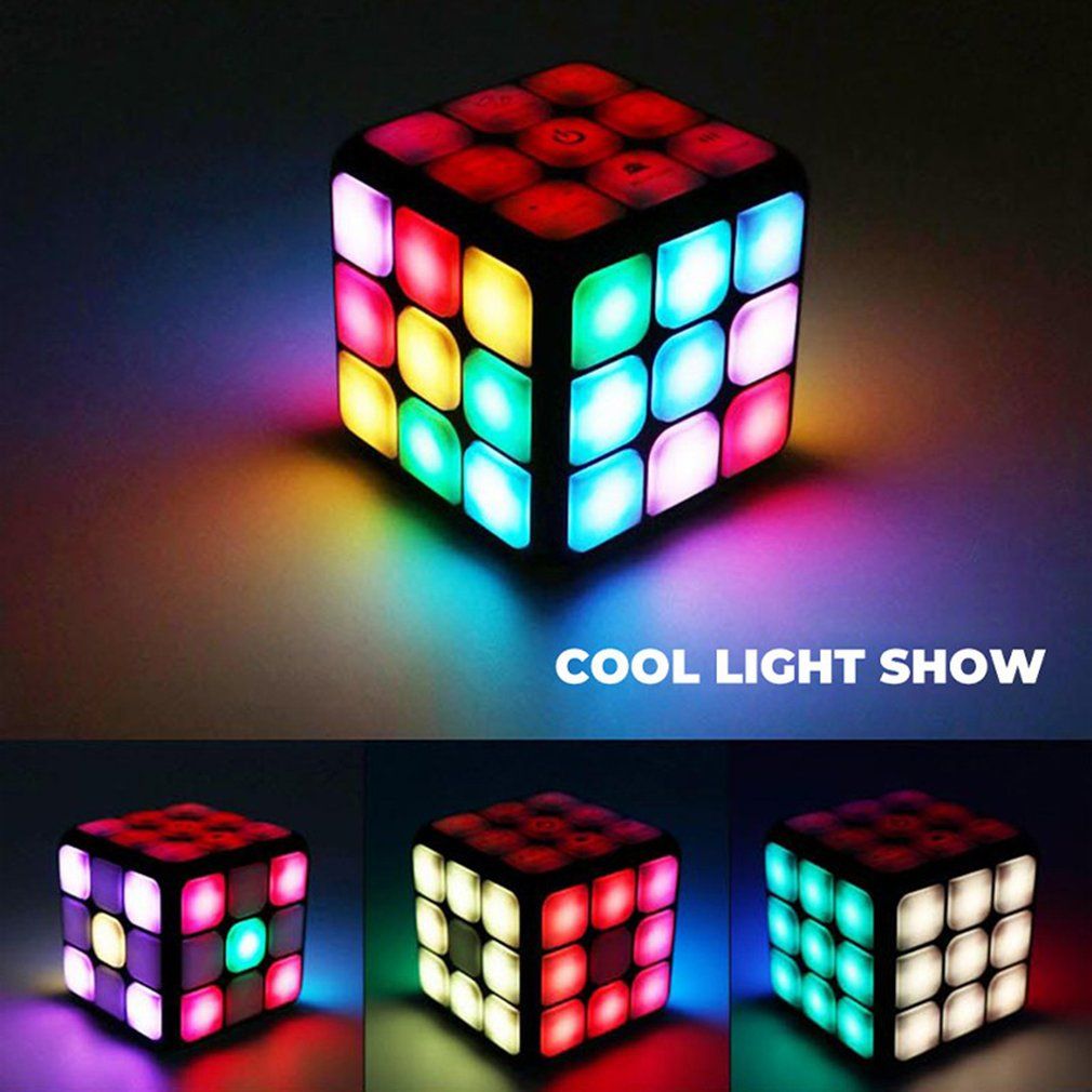 Sensuality Emporium - Smart Voice Cube 3X3 Magic Electronic Flashing Cube Kid Intelligence Develop Toys Magnetic Memory Brain Game Modes Fun Gift
