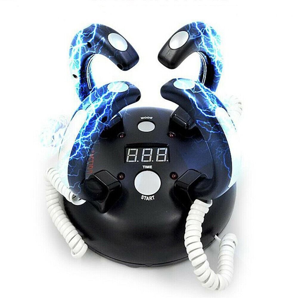 Sensuality Emporium - Tricky Thrilling Party Polygraph Finger Electric Shock Four-handed Electric Shock Game Lightning Reaction
