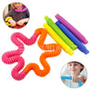 Sensuality Emporium - 1pc Fidget Toys Creative Magical Toy Colorful Circle Funny Toys Folding Plastic Pop Tube Coil Children'S Development Educational