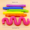 Sensuality Emporium - 1pc Fidget Toys Creative Magical Toy Colorful Circle Funny Toys Folding Plastic Pop Tube Coil Children'S Development Educational