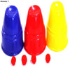 Department Store - Magic Cups and Balls Professional Magician Trick close up Magic Tricks illusion mentalism truco de magie kids toy