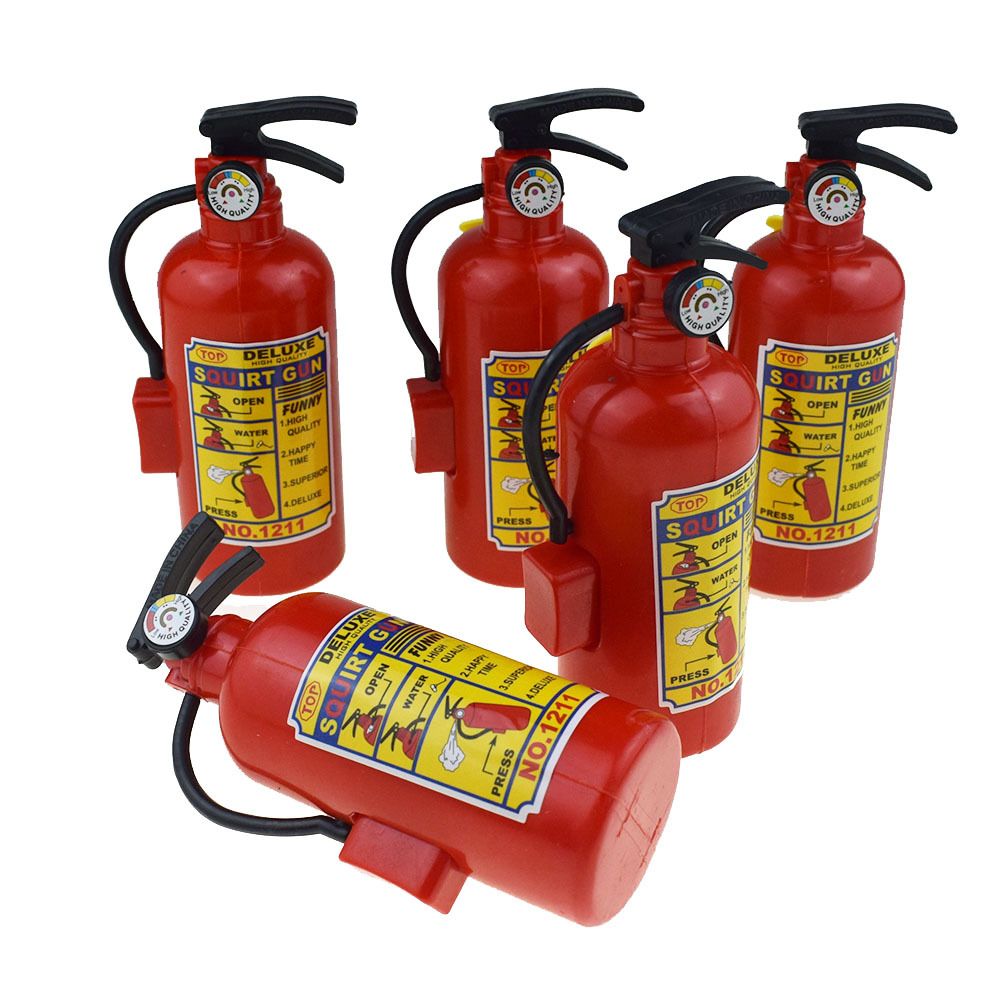 Sensuality Emporium - Water Gun Toy Children Portable Squirter Simulation Fire Extinguisher Style Halloween Firefighter Costume Gift Pretend Play Toys