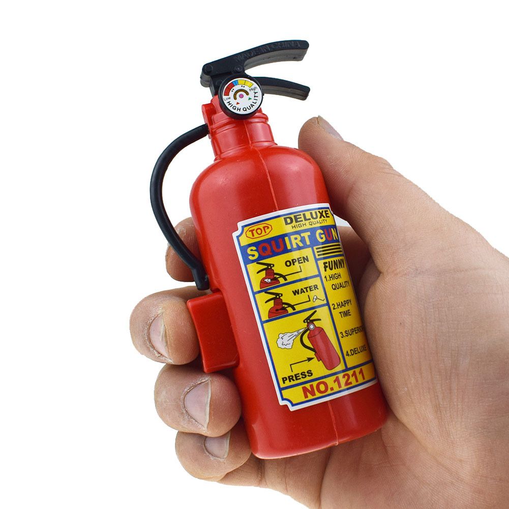 Sensuality Emporium - Water Gun Toy Children Portable Squirter Simulation Fire Extinguisher Style Halloween Firefighter Costume Gift Pretend Play Toys
