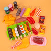 Sensuality Emporium - Baby Simulation BBQ Pretend Play Kitchen Kid Toy Cookware Cooking Food Barbecue Role Play DIY Educational Gifts for Children ZLL
