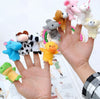 Department Store - 10 Pcs/Lot Mini Funny Soft Plush Toys Cartoon Biological Animal Finger Puppet For Child Baby Favor Dolls