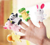 Department Store - 10 Pcs/Lot Mini Funny Soft Plush Toys Cartoon Biological Animal Finger Puppet For Child Baby Favor Dolls