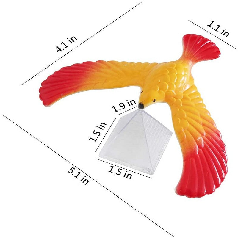 Sensuality Emporium - 2Pc/Set High Quality Novelty Amazing Balance Eagle Bird Toy Magic Maintain Balance Home Office Fun Learning Gag Toy for Kid Gift