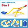 Department Store - Rocket Launcher toy for Kids; Outdoor Summer Toys with Launcher Aerial Rocket Ideal for Boys and Girls ages 3 4 5 6 7 8 Years