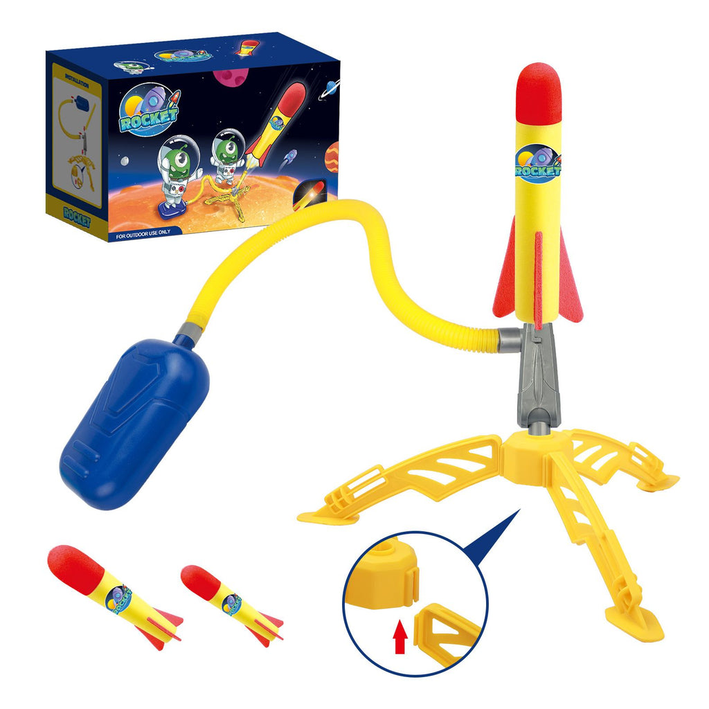 Department Store - Rocket Launcher toy for Kids; Outdoor Summer Toys with Launcher Aerial Rocket Ideal for Boys and Girls ages 3 4 5 6 7 8 Years