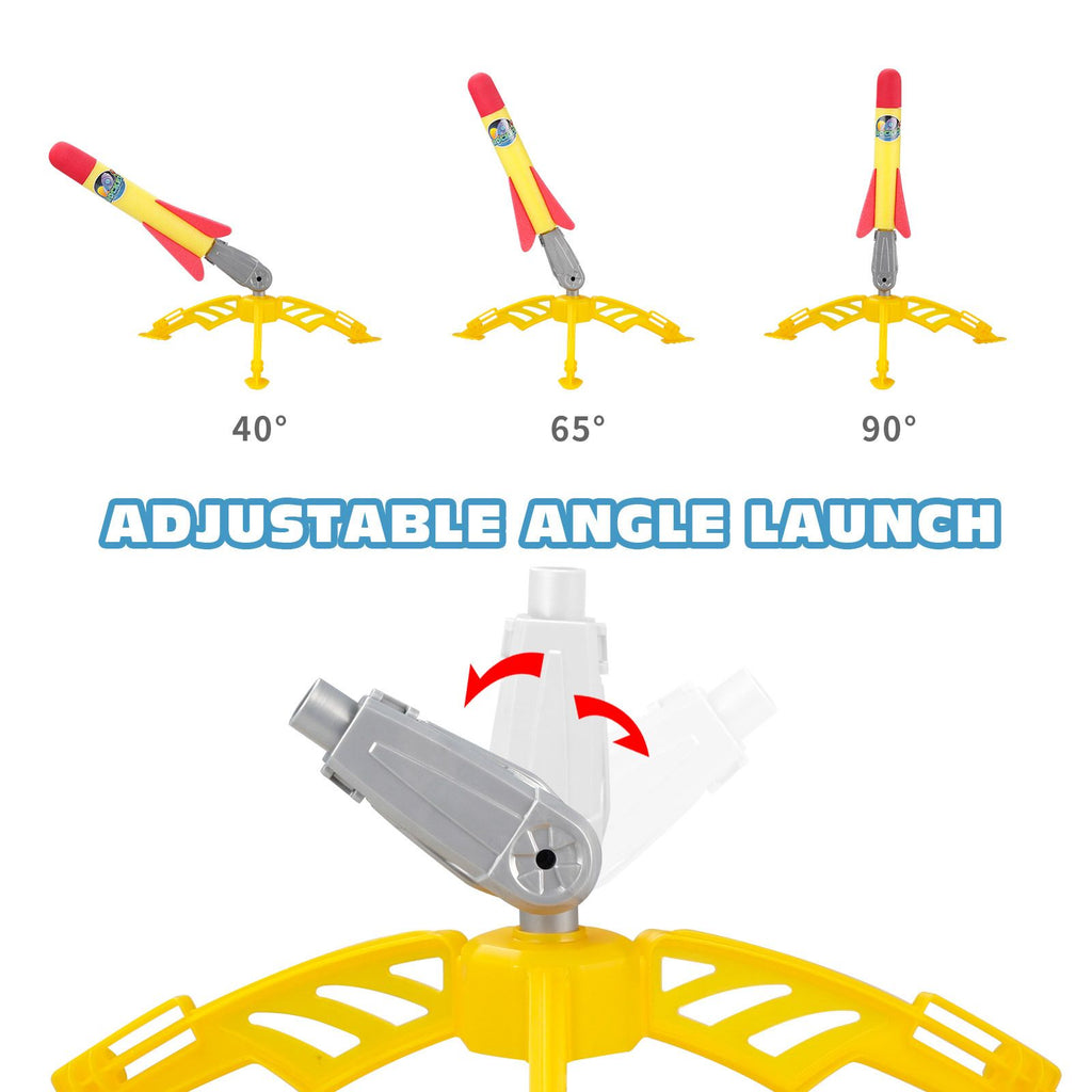 Department Store - Rocket Launcher toy for Kids; Outdoor Summer Toys with Launcher Aerial Rocket Ideal for Boys and Girls ages 3 4 5 6 7 8 Years