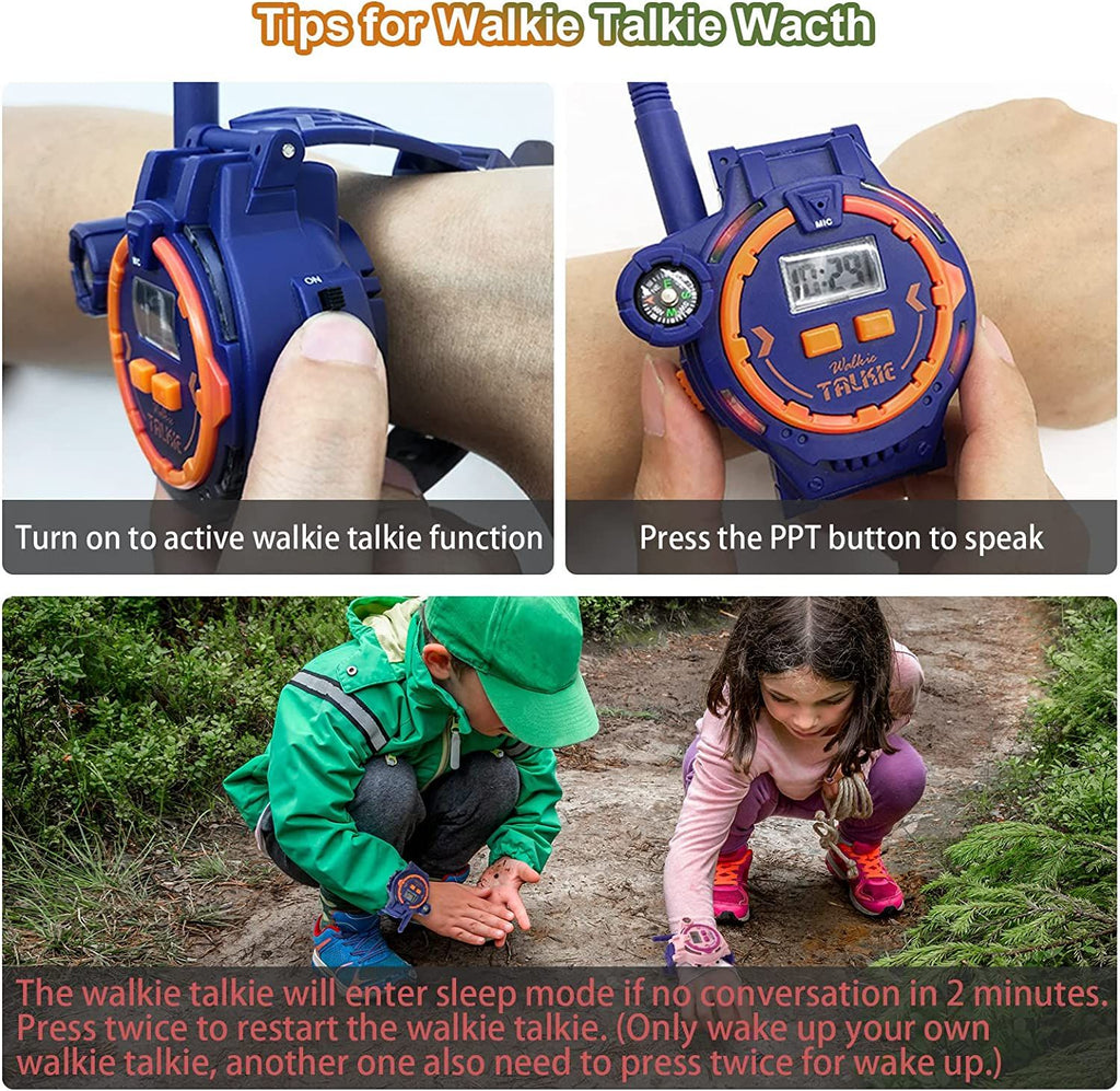 YYDS - Rechargeable Walkie Talkie For Kids; Two-Way Radio Walky Talky With Flashlight Children Outdoor Game Interphone Toy Game And Gifts