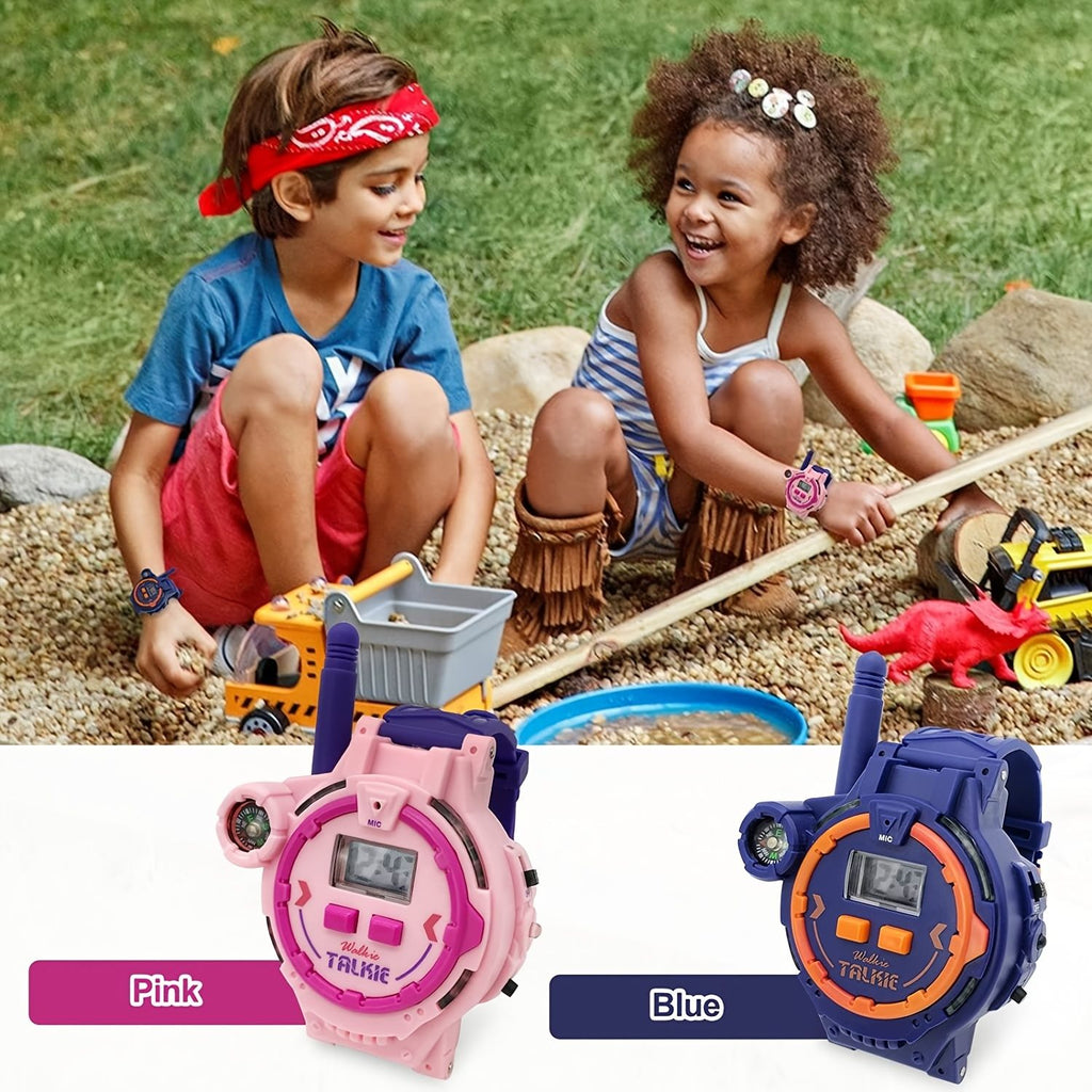YYDS - Rechargeable Walkie Talkie For Kids; Two-Way Radio Walky Talky With Flashlight Children Outdoor Game Interphone Toy Game And Gifts