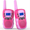 YYDS - 2pcs/pack Kids Walkie Talkie 22 Channel Bidirectional Wireless Radio Toy With Backlight LCD Flashlight For Outdoor; Camping; 3km Range Hiking