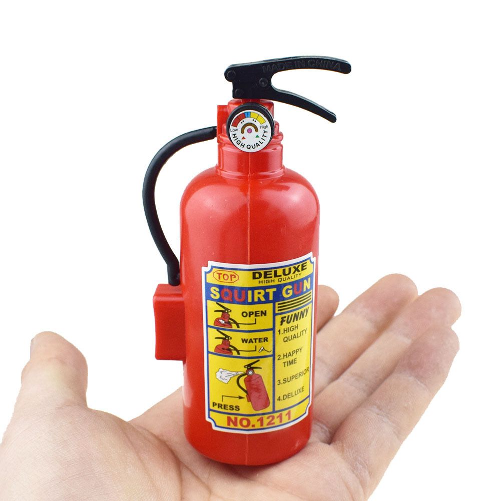 Department Store - Water Gun Toy Children Portable Squirter Simulation Fire Extinguisher Style Halloween Firefighter Costume Gift Pretend Play Toys