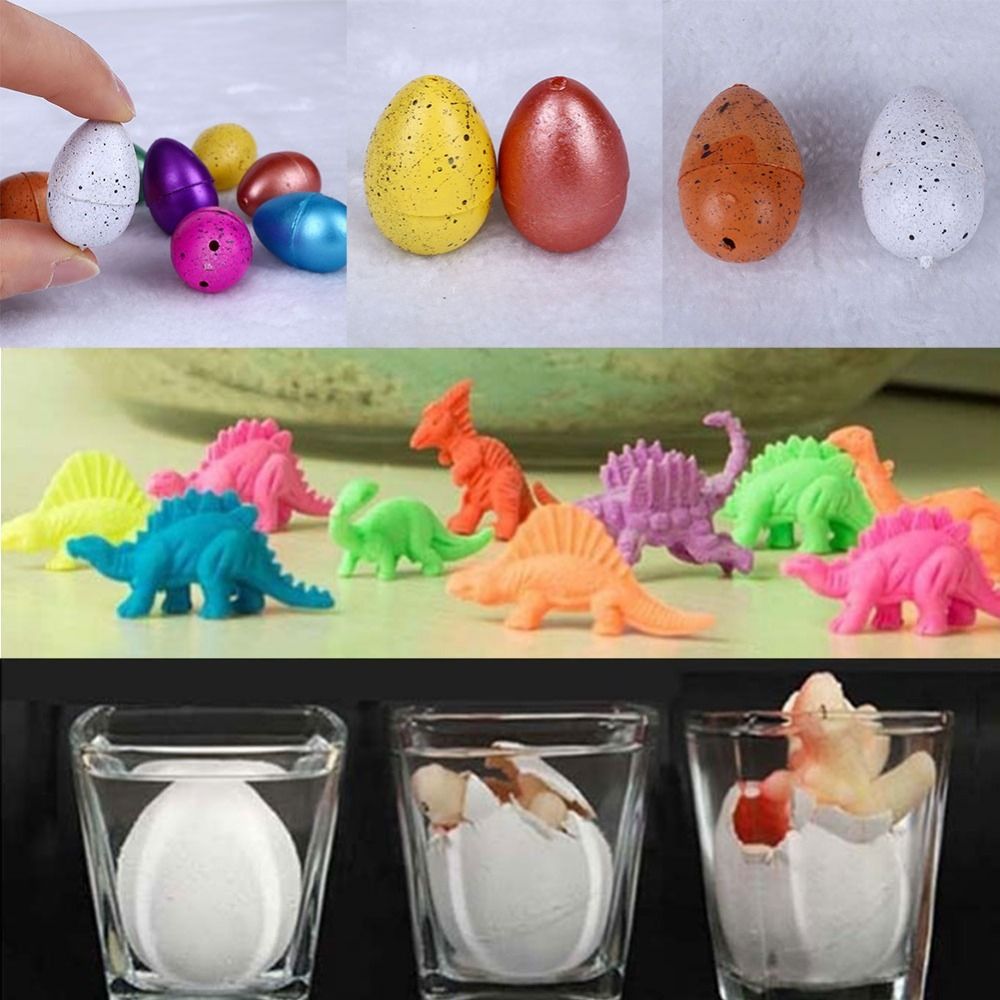 Department Store - 10pcs/lot Novelty Gag Toys Children Toys Cute Magic Hatching Growing Animal Dinosaur Eggs For Kids Educational Toys Gifts