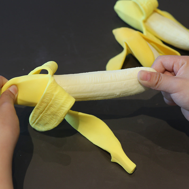 Department Store - Simulation Banana Creative Decompression Stretch Pinch Stress Toy Stretching Pinch Anti Anxiety Fun Interesting Gifts