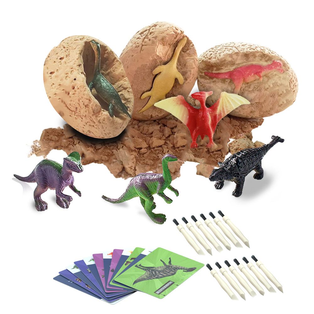 oh my god - Dinosaur Eggs - Dino Egg Dig Kit Dinosaur Toys for Kids; Easter Eggs Excavation Discover 12 Surprise Dinosaurs; Archaeology Science Kit STEM Party Gifts for Boys & Girls