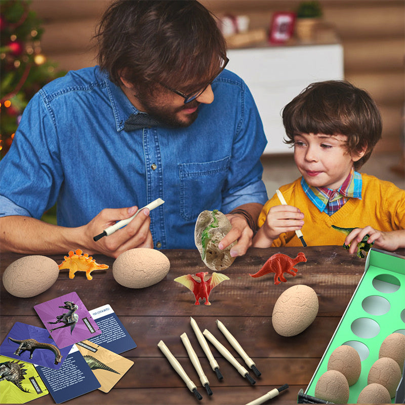 oh my god - Dinosaur Eggs - Dino Egg Dig Kit Dinosaur Toys for Kids; Easter Eggs Excavation Discover 12 Surprise Dinosaurs; Archaeology Science Kit STEM Party Gifts for Boys & Girls