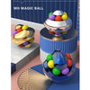 Sensuality Emporium - Aluminum Alloy Psychedelic Magic Ball Metal Educational Stress Relief Toy Decompression Marble Fingertip Gyro Cube Fidget Spiner