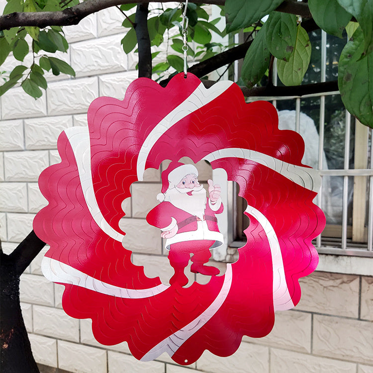 Sensuality Emporium - Creative 3D Kinetic Stainless Steel Wind Spinner Outdoor Garden Hanging Decoration Mandala Butterfly Design Wind Chime Spinner