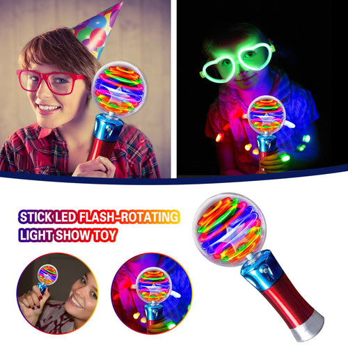 Sensuality Emporium - Children's Luminous Magic Ball Toy Stick Led Flash-rotating Light Show Toy Funny Party Flash Ball Novelty Ð˜Ð³Ñ€ÑƒÑˆÐºÐ¸ Ð”Ð»Ñ Ð”ÐµÐ²Ð¾Ñ‡ÐºÐ¸