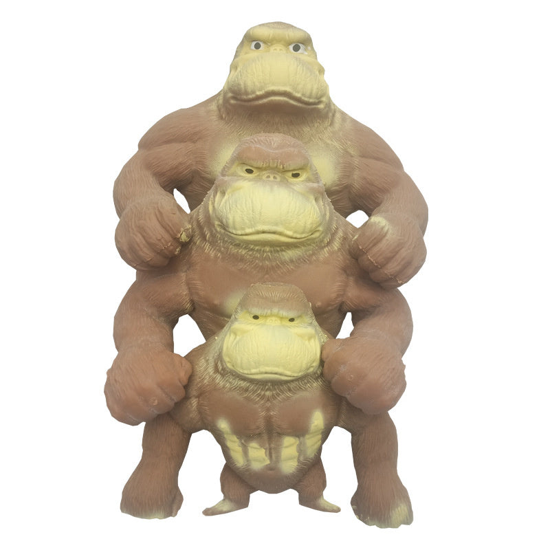 Sensuality Emporium - New Big Giant Antistress Orangutan Fidget Toy Squishy Elastic Monkey Funny Gorilla Home Decor Decompression Toy for Kids Gifts