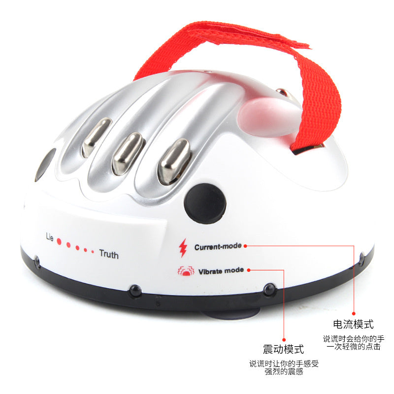 Sensuality Emporium - Funny Miniature Electric Shock Lie Detector Adjustable Adult Lie Detector Liar Truth Party Game Machine Toys for Children Gift