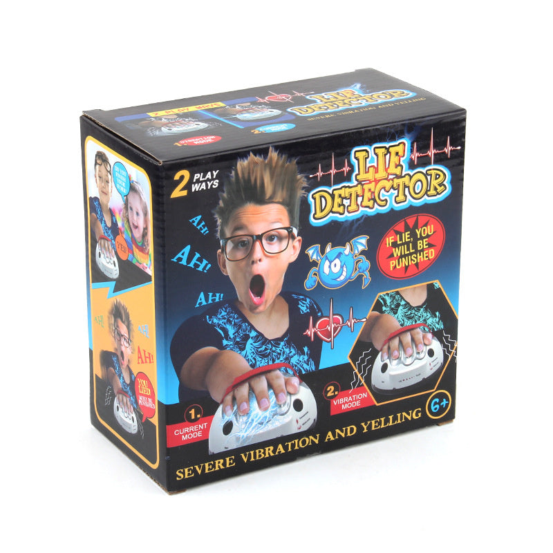 Sensuality Emporium - Funny Miniature Electric Shock Lie Detector Adjustable Adult Lie Detector Liar Truth Party Game Machine Toys for Children Gift