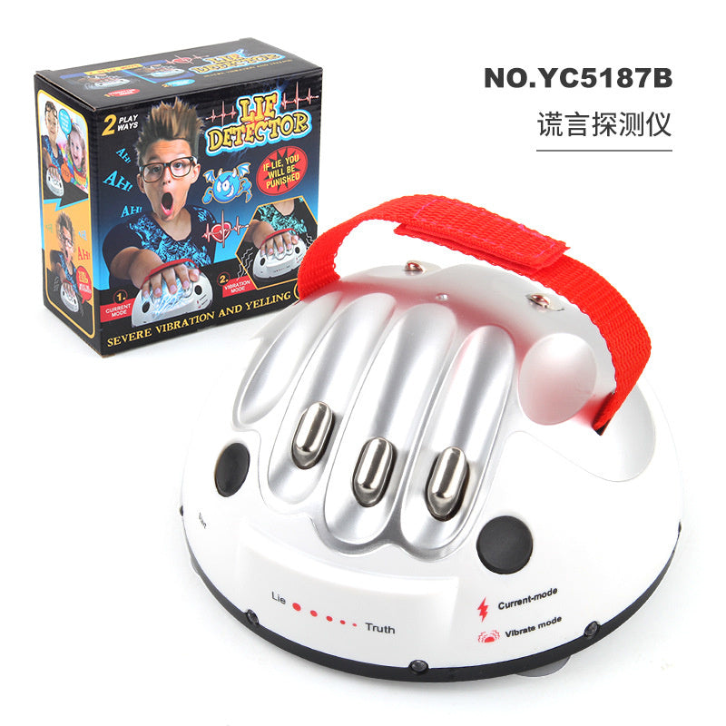 Sensuality Emporium - Funny Miniature Electric Shock Lie Detector Adjustable Adult Lie Detector Liar Truth Party Game Machine Toys for Children Gift