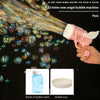 Sensuality Emporium - Bubble Hammer Gun Children Gift Toys Small Fan Soap Bubbles Gun Kids Toys 23 Hole Bubbles Machine Angel Bubble Gun Removable