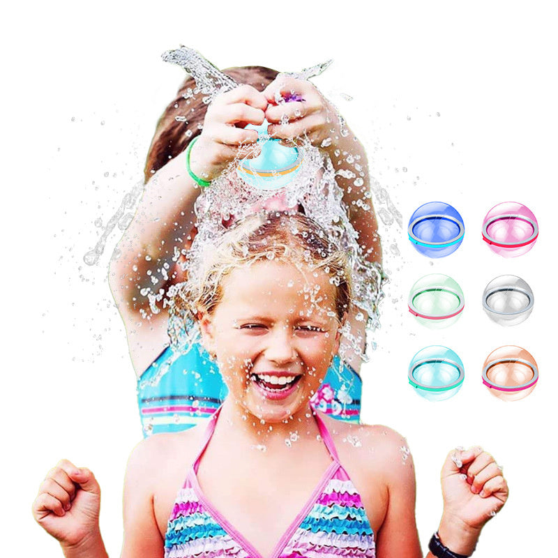 Sensuality Emporium - Magnetic Reusable Water Balloons Refillable Water Balloon Quick Fill Self Sealing Water Bomb Splash Balls for Kids Swimming Pool