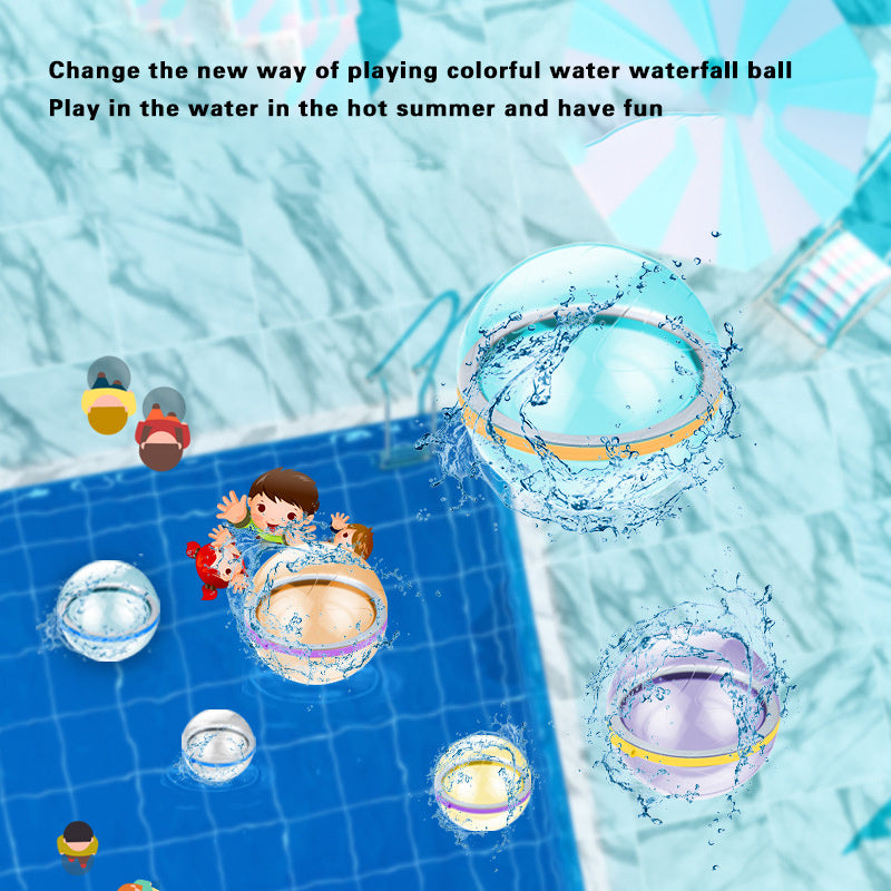 Sensuality Emporium - Magnetic Reusable Water Balloons Refillable Water Balloon Quick Fill Self Sealing Water Bomb Splash Balls for Kids Swimming Pool