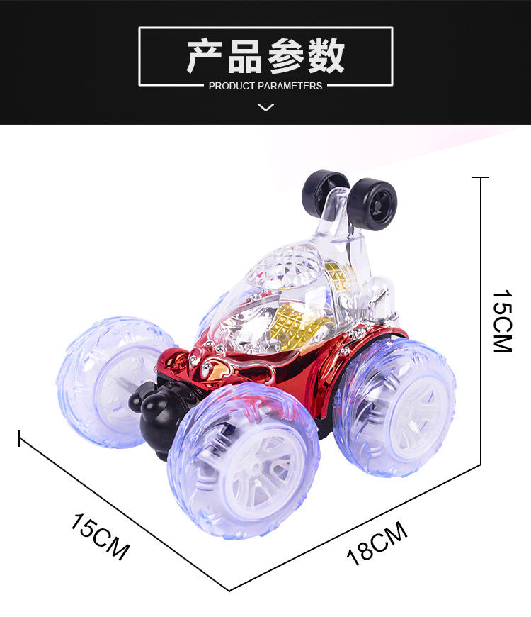 Sensuality Emporium - Mini Tumbling Stunt Car Remote Control Dump Off Road Light car Drift racing 360 Degree Rotating Electric Model toys for children