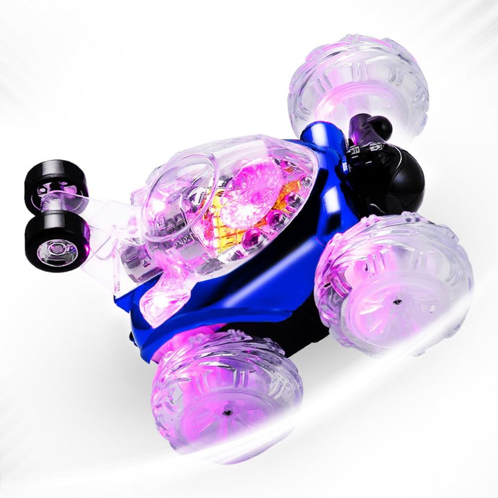 Sensuality Emporium - Mini Tumbling Stunt Car Remote Control Dump Off Road Light car Drift racing 360 Degree Rotating Electric Model toys for children