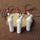 PANDA SUPERSTORE - 5 Packs Ceramic Whistles Necklace Rabbit Shape Handmade Crafts; Random color