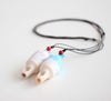 PANDA SUPERSTORE - 4 Packs Ceramic Whistles Necklace Creative Ice cream Shape Kids Toy; Random color