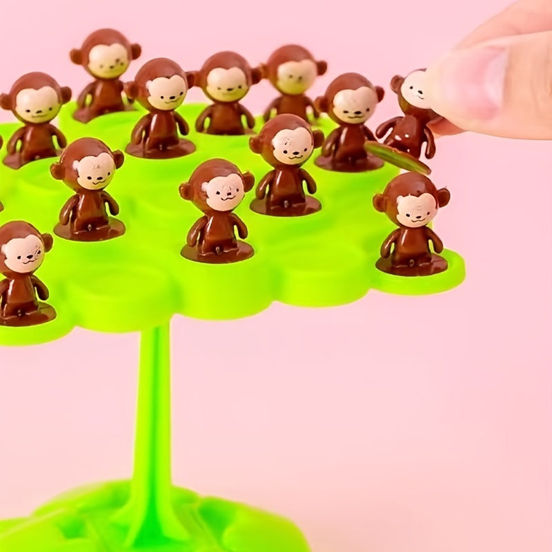 Department Store - Fun Monkey On The Tree Desktop Toy Children's Puzzle Balance Tree Stacking Fun Kindergarten Small Gift