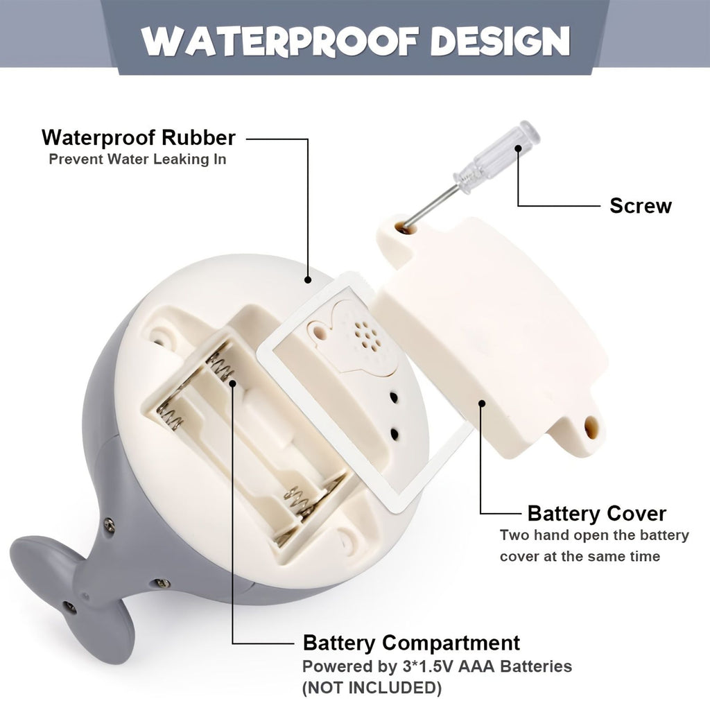 Department Store - Whale Bath Toy; Light Up Baby Bathtub Toys With Automatic Spray Water And Colorful LED Light; Induction Sprinkler Bathroom Shower Pool Bath Tub Toys For Toddlers Boys Girls