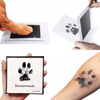 Department Store - Black Touchless Ink Pad For Foot Print; Safe Print Hand Stamping; Pet Supplies