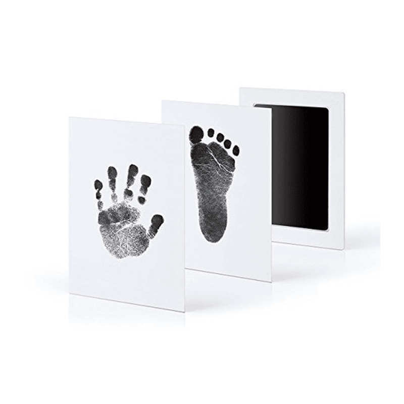 Department Store - Black Touchless Ink Pad For Foot Print; Safe Print Hand Stamping; Pet Supplies
