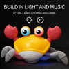 Department Store - Children's Electric Automatic Induction Crab Toy; Boys And Girls 3-6 Years Old; Simulated Crawling Crab Toys; Birthday Gift For Baby