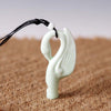 PANDA SUPERSTORE - 3 Packs Creative Ceramics Whistle Decorated Sweater Ornaments Handmade Crafts; Swan