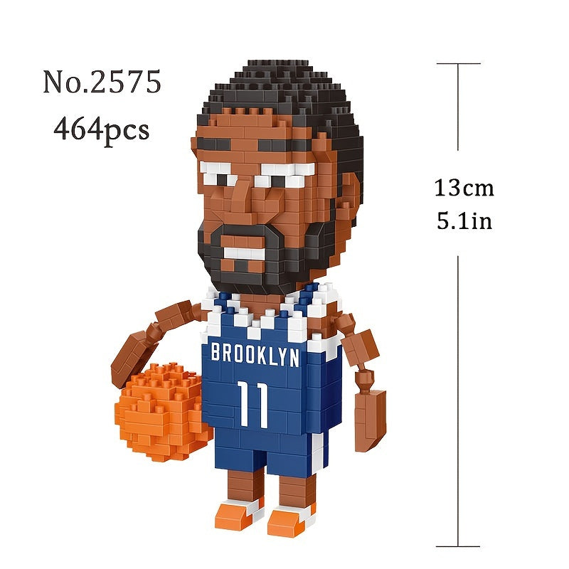 Nice Store - Mini Building Blocks Basketball Idol 3d Model Ornaments DIY Basketball Player Miniature Doll Building Block Toy Gift