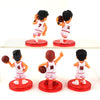 Nice Store - 5pcs/pack 2.3inch/6cm White/Red Manga Action Figure Toys; Basketball Anime Figures