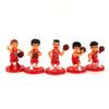 Nice Store - 5pcs/pack 2.3inch/6cm White/Red Manga Action Figure Toys; Basketball Anime Figures
